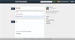 Desktop Screenshot of copywronger.com